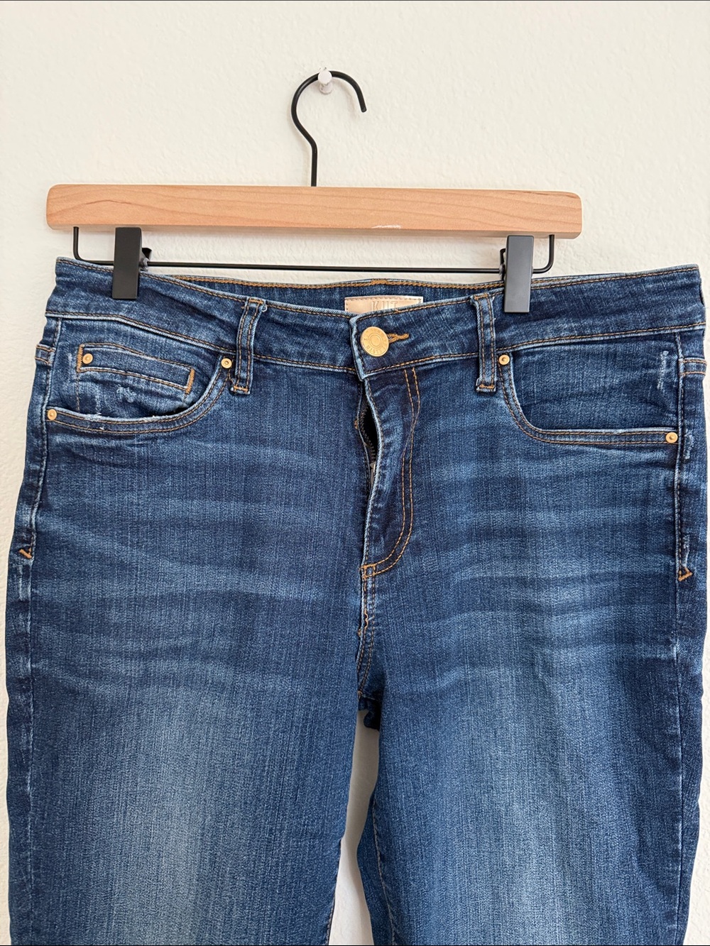 Kut from the Kloth Dark Blue Skinny Jeans, “Catherine”